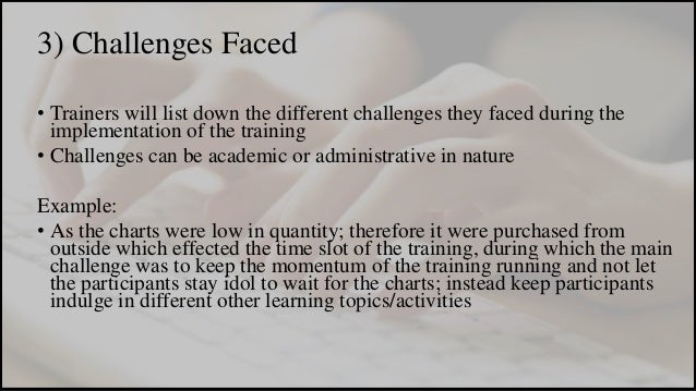 challenges in writing report challenges in writing report